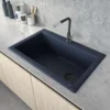 Ruvati epiGranite 33" Drop-in Topmount Granite Composite Kitchen Sink, Catalina Blue, RVG1033LU
