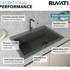 Ruvati epiGranite 33