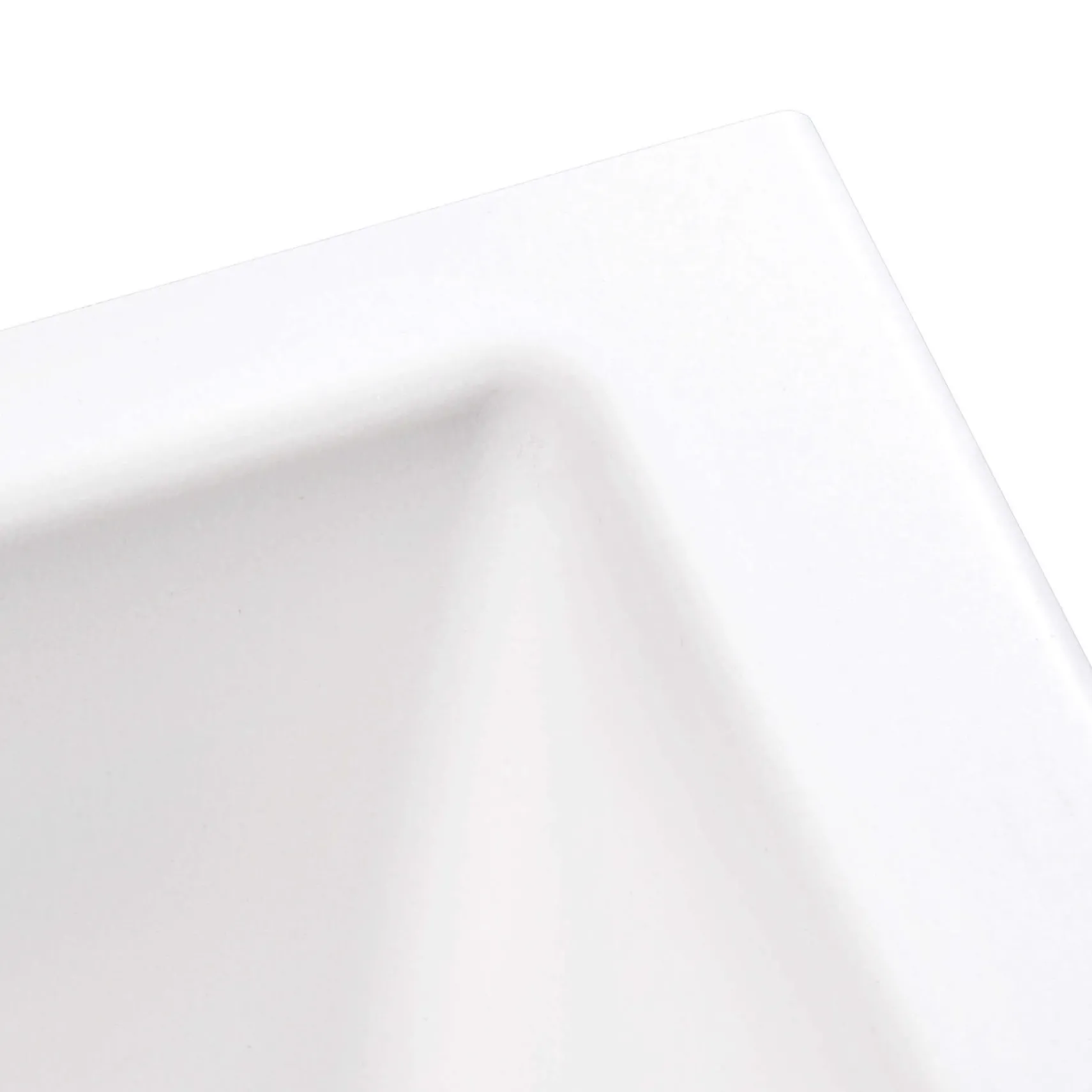 Ruvati epiGranite 30" Undermount Granite Composite Kitchen Sink, Arctic White, RVG2030WH