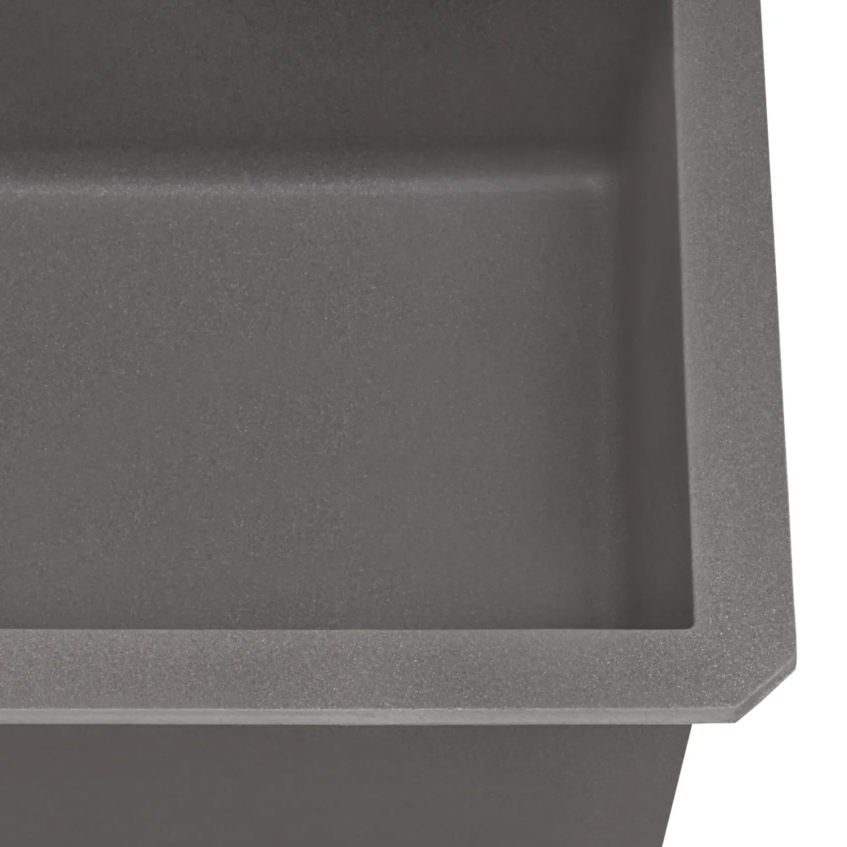 Ruvati epiGranite 32" Undermount Granite Composite Kitchen Sink, Urban Gray, RVG2033UG