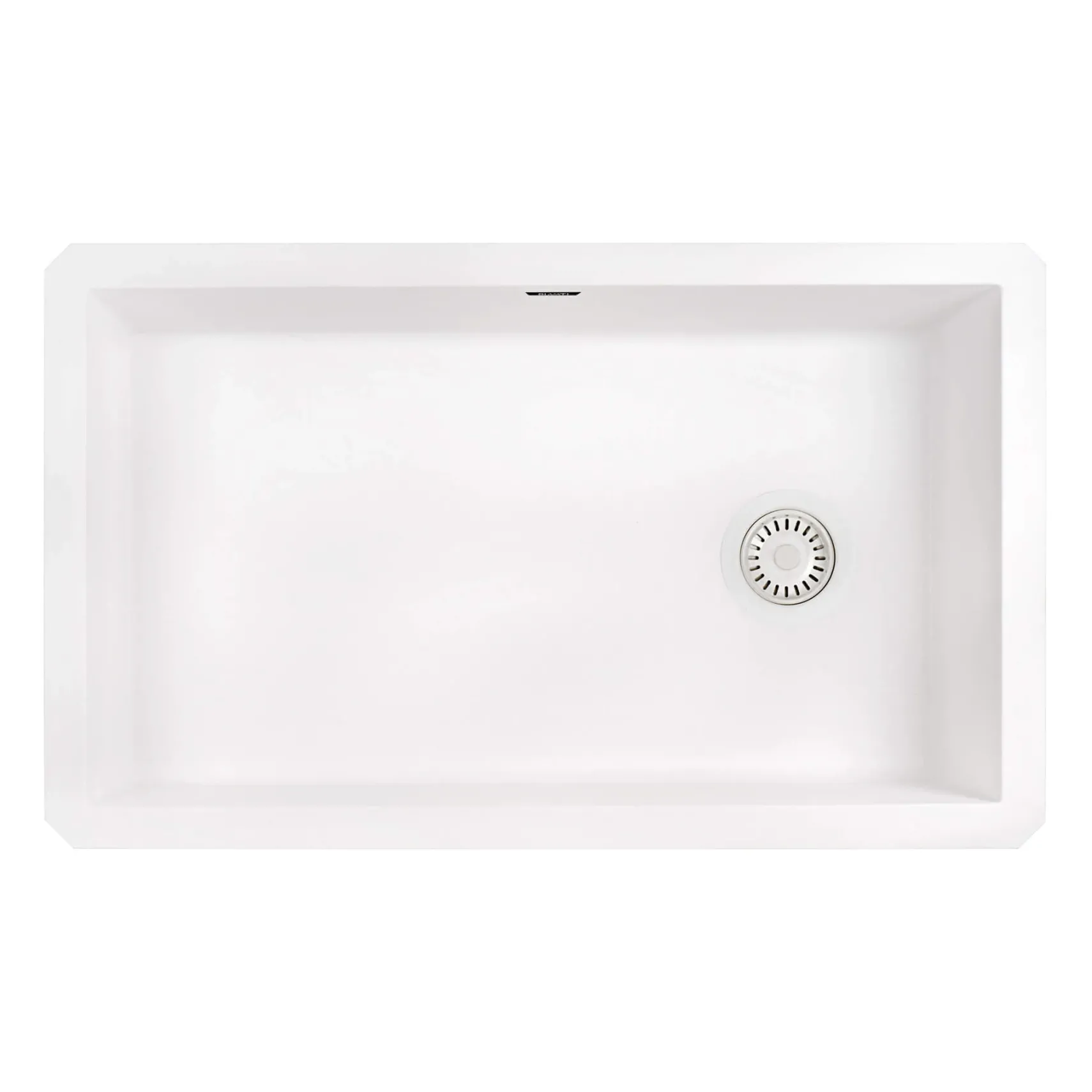 Ruvati epiGranite 32" Undermount Granite Composite Kitchen Sink, Arctic White, RVG2033WH