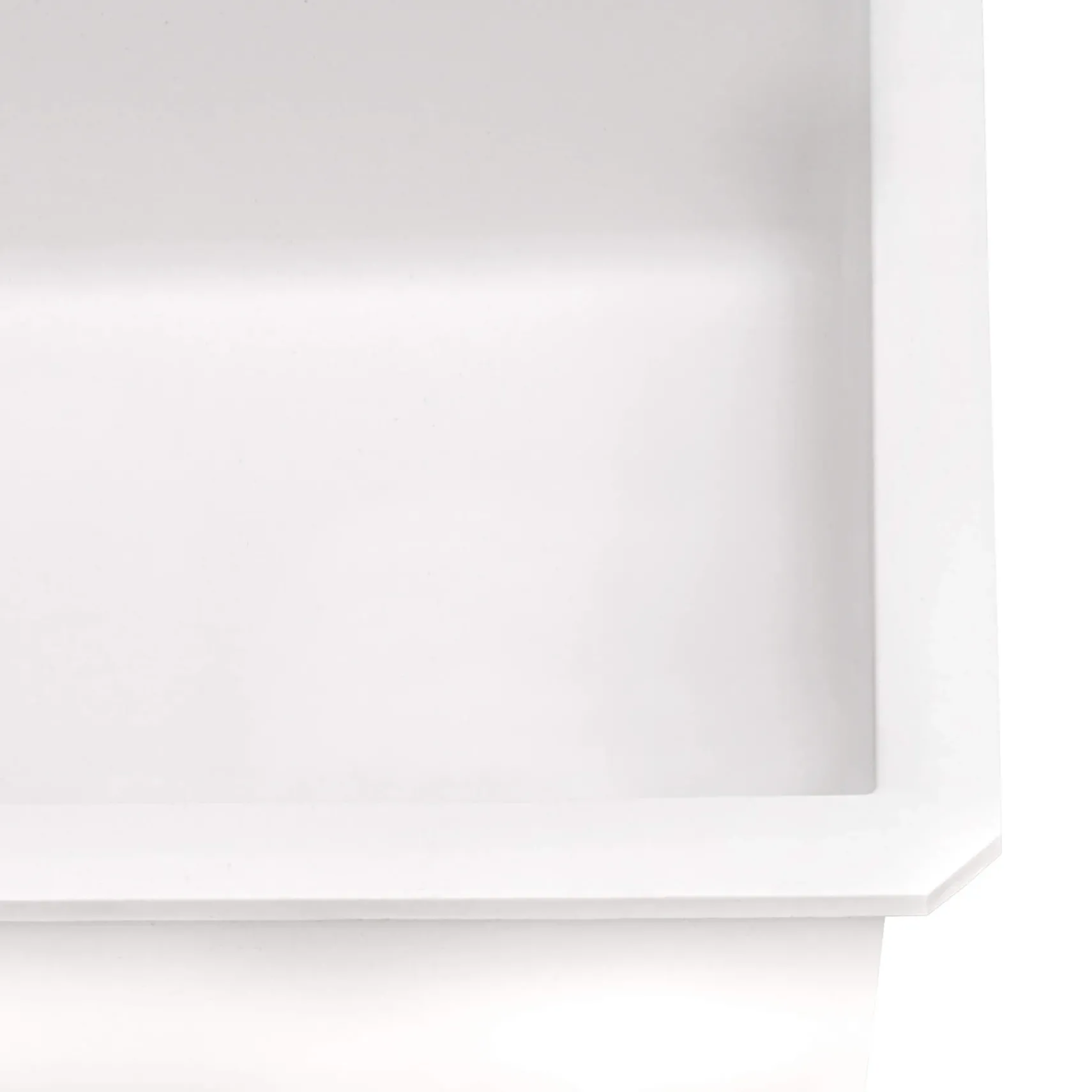 Ruvati epiGranite 32" Undermount Granite Composite Kitchen Sink, Arctic White, RVG2033WH