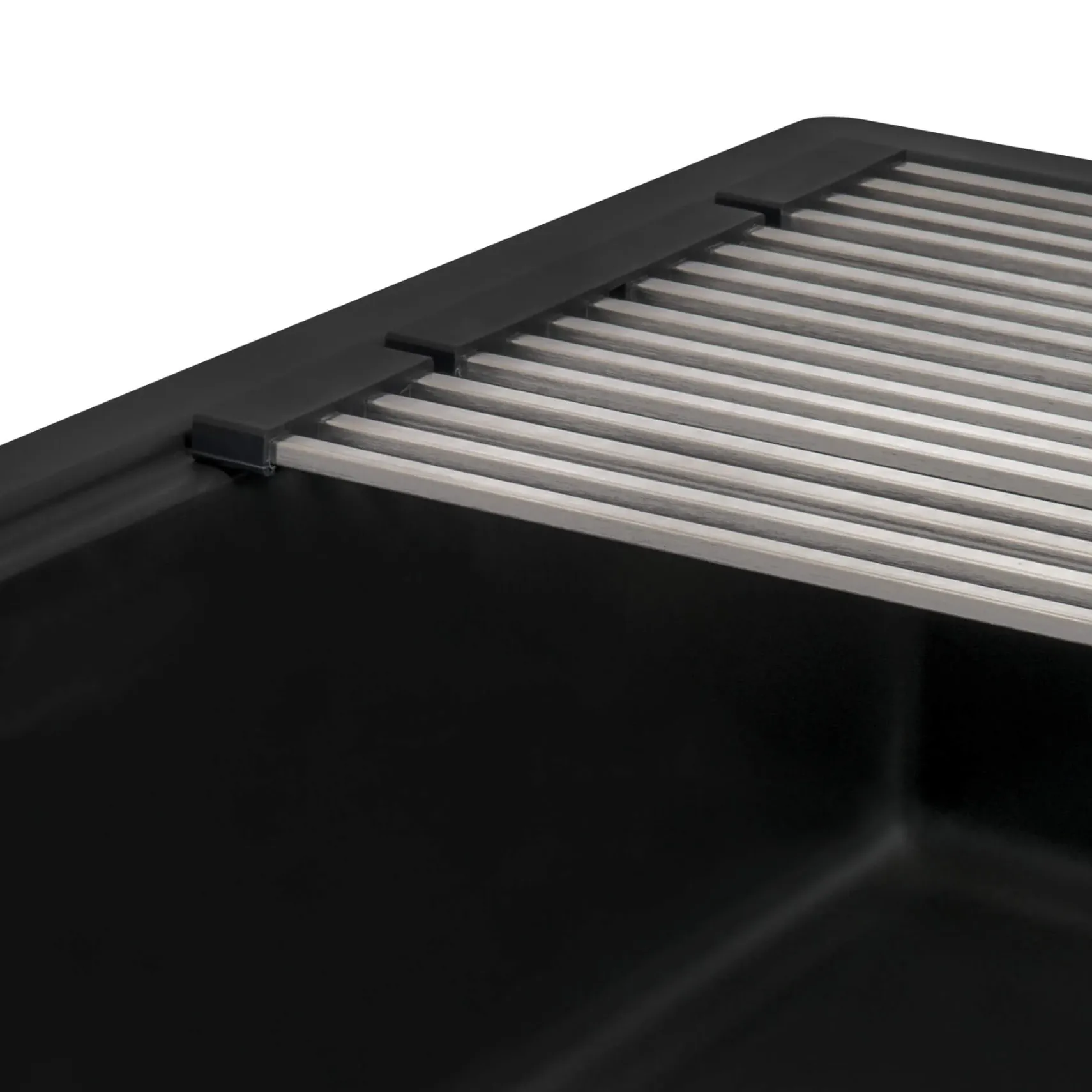 Ruvati epiStage 33" Undermount Granite Composite Workstation Kitchen Sink, Espresso, RVG2302ES