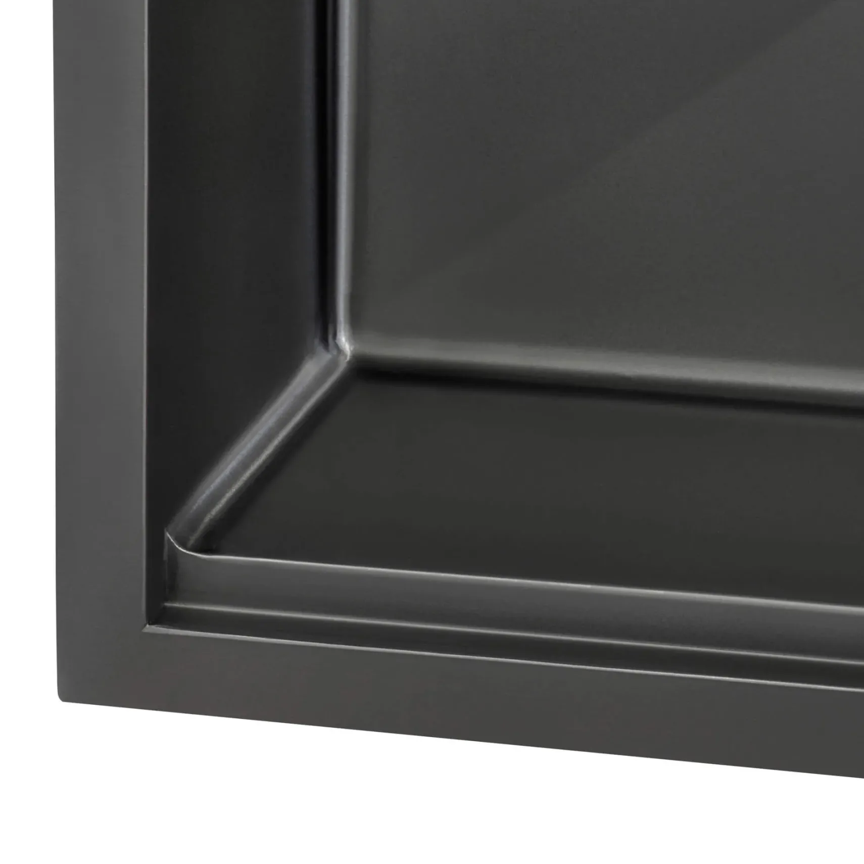 Ruvati Giana 27" Undermount Stainless Steel Workstation Kitchen Sink, Gunmetal Matte Black, 16 Gauge, RVH6527BL