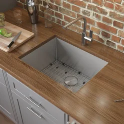 Ruvati Gravena 21" Undermount Rectangle Stainless Steel Bar/Prep Sink, 16 Gauge, Rounded Corners, RVH7121