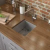 Ruvati Gravena 15" Undermount Square Stainless Steel Bar/Prep Sink, 16 Gauge, Round Corners, RVH7015