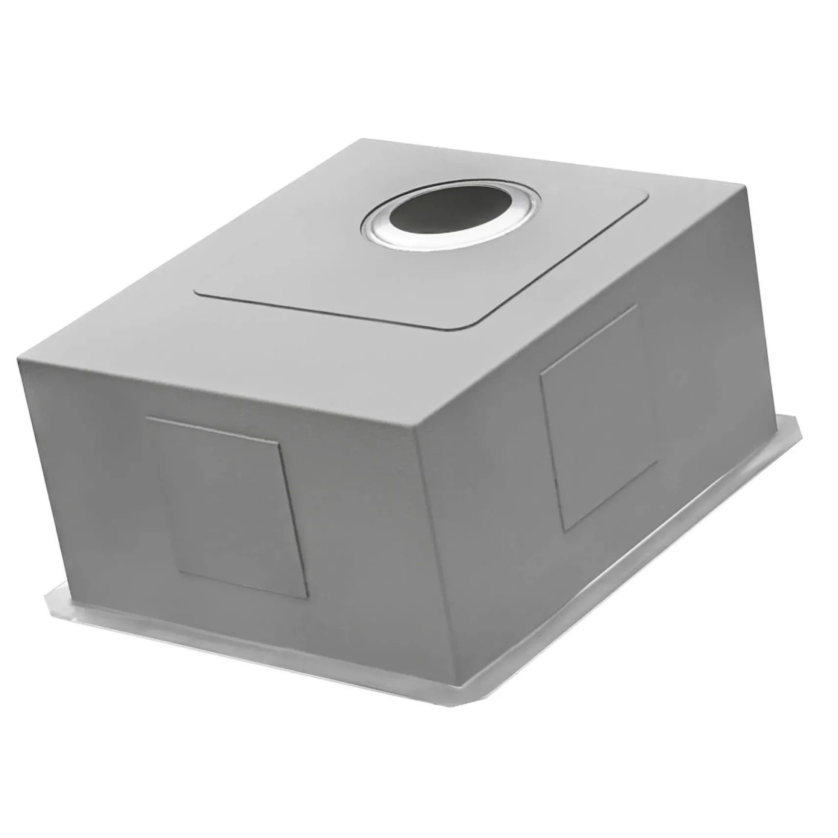 Ruvati Gravena 15" Undermount Square Stainless Steel Bar/Prep Sink, 16 Gauge, Round Corners, RVH7015