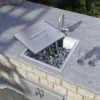 Ruvati Merino Insulated Ice Chest Sink, 21 x 20 inch Outdoor BBQ, Marine Grade T-316 Topmount Stainless Steel, RVQ6221