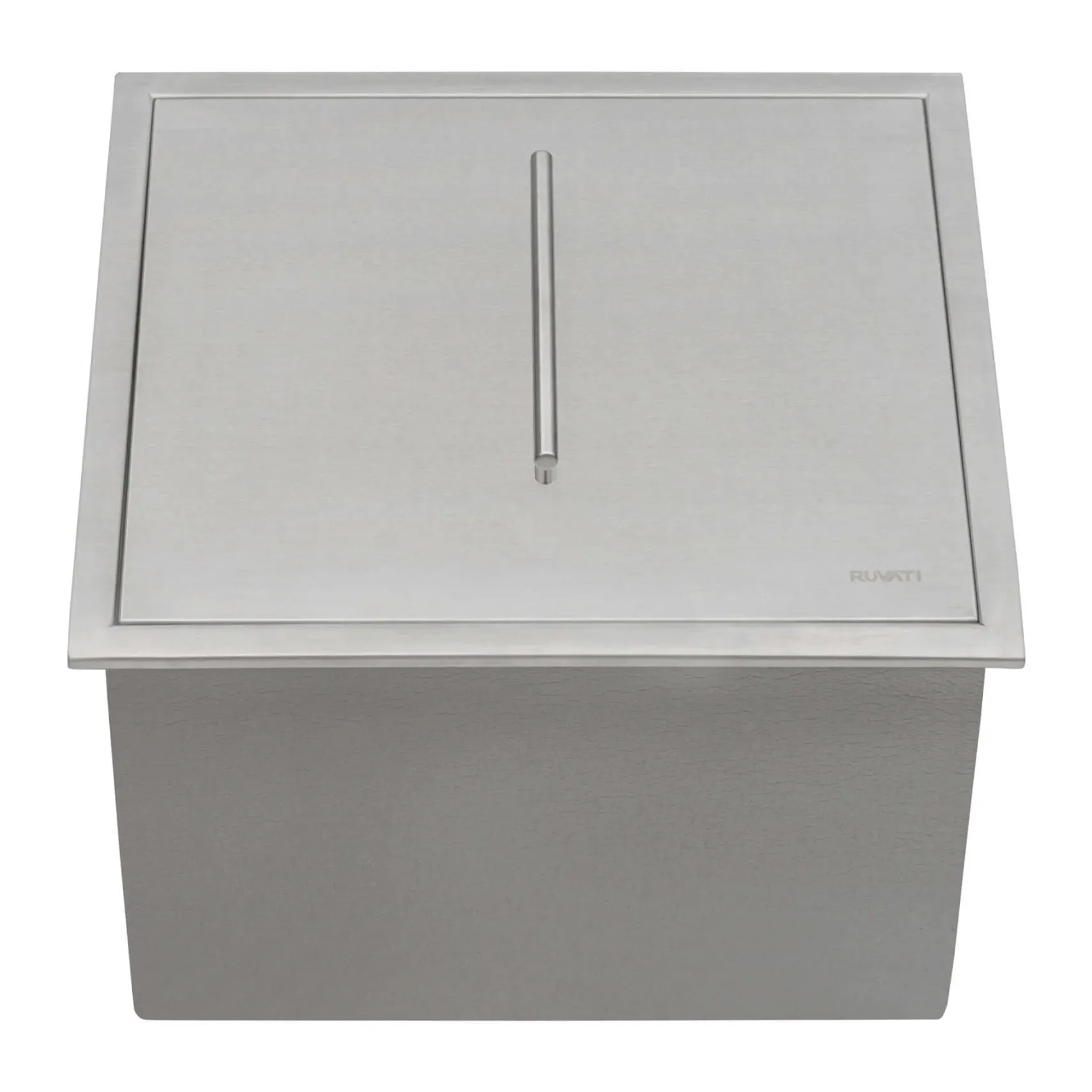 Ruvati Merino Insulated Ice Chest Sink, 21 x 20 inch Outdoor BBQ, Marine Grade T-316 Topmount Stainless Steel, RVQ6221