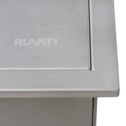 Ruvati Merino Insulated Ice Chest Sink, 21 x 20 inch Outdoor BBQ, Marine Grade T-316 Topmount Stainless Steel, RVQ6221