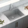 Ruvati Modena 23" Drop-in Topmount Stainless Steel Kitchen Sink, 16 Gauge, RVM5923