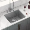Ruvati Modena 23" Undermount Stainless Steel Kitchen Sink, 16 Gauge, RVM5908