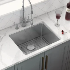 Ruvati Modena 23" Undermount Stainless Steel Kitchen Sink, 16 Gauge, RVM5908