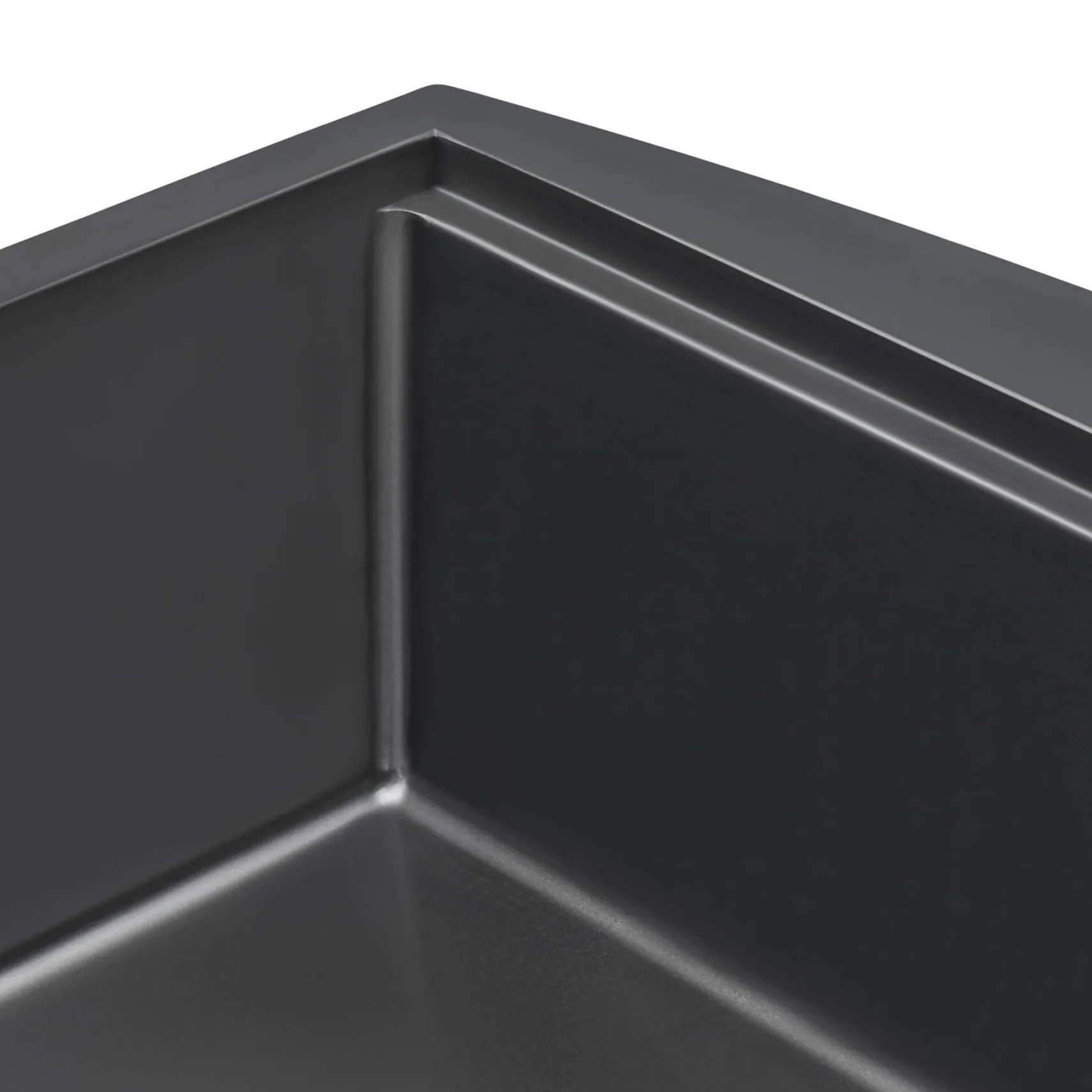 Ruvati Monaco 33" Stainless Steel Workstation Apron-front Farmhouse Sink, Gunmetal Matte Black, 16 Gauge, RVH9207BL
