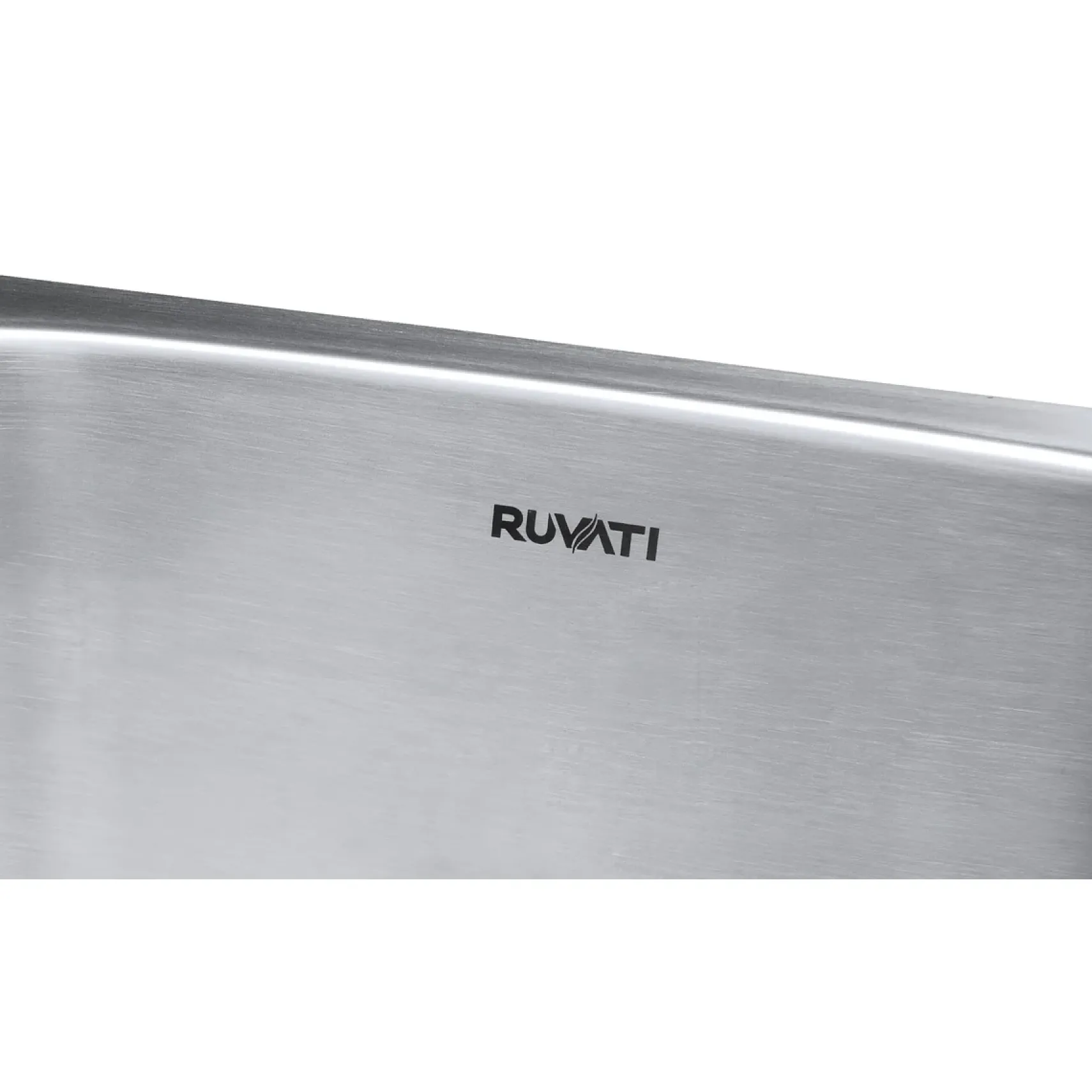 Ruvati Parmi 34" Undermount Stainless Steel Kitchen Sink, 40/60 Double Bowl, 16 Gauge, RVM4605