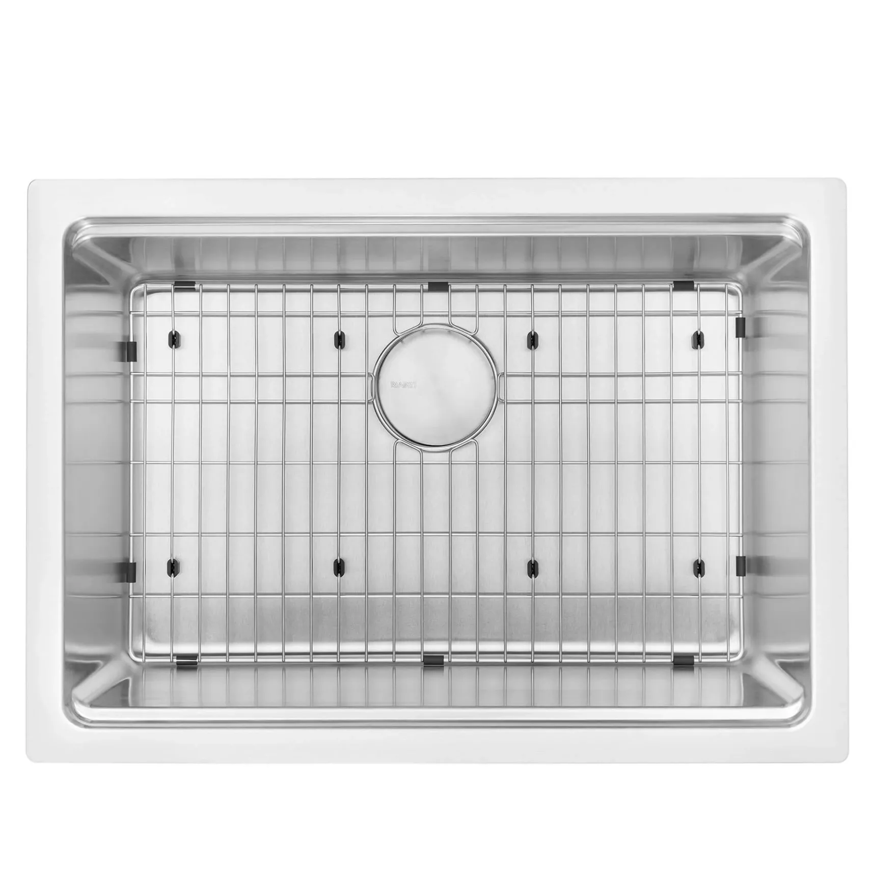 Ruvati Renaro 27" Undermount Stainless Steel Workstation Kitchen Sink, RVM5227