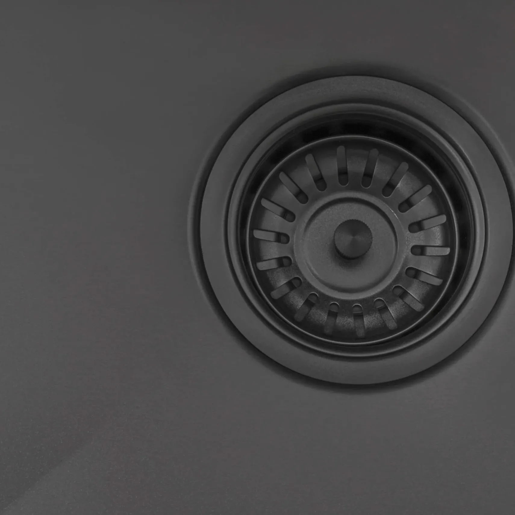 Ruvati Terraza 30" Undermount Stainless Steel Kitchen Sink, Gunmetal Matte Black, 16 Gauge, RVH6300BL