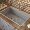 Ruvati Tirana 33" Drop-in Topmount Stainless Steel Kitchen Sink, 16 Gauge, Zero Radius, RVH8000