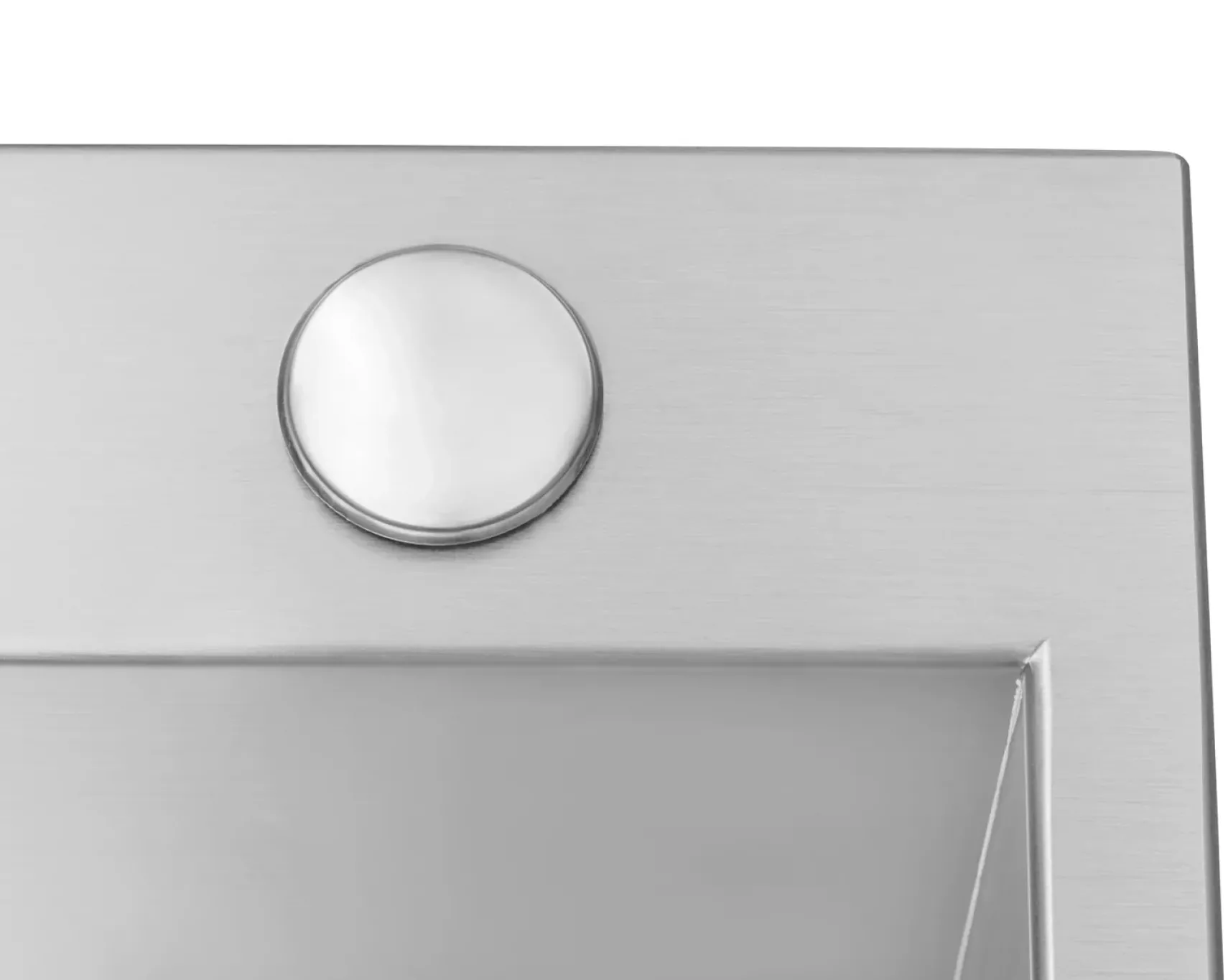 Ruvati Tirana 33" Drop-in Topmount Stainless Steel Kitchen Sink, 16 Gauge, Zero Radius, RVH8001