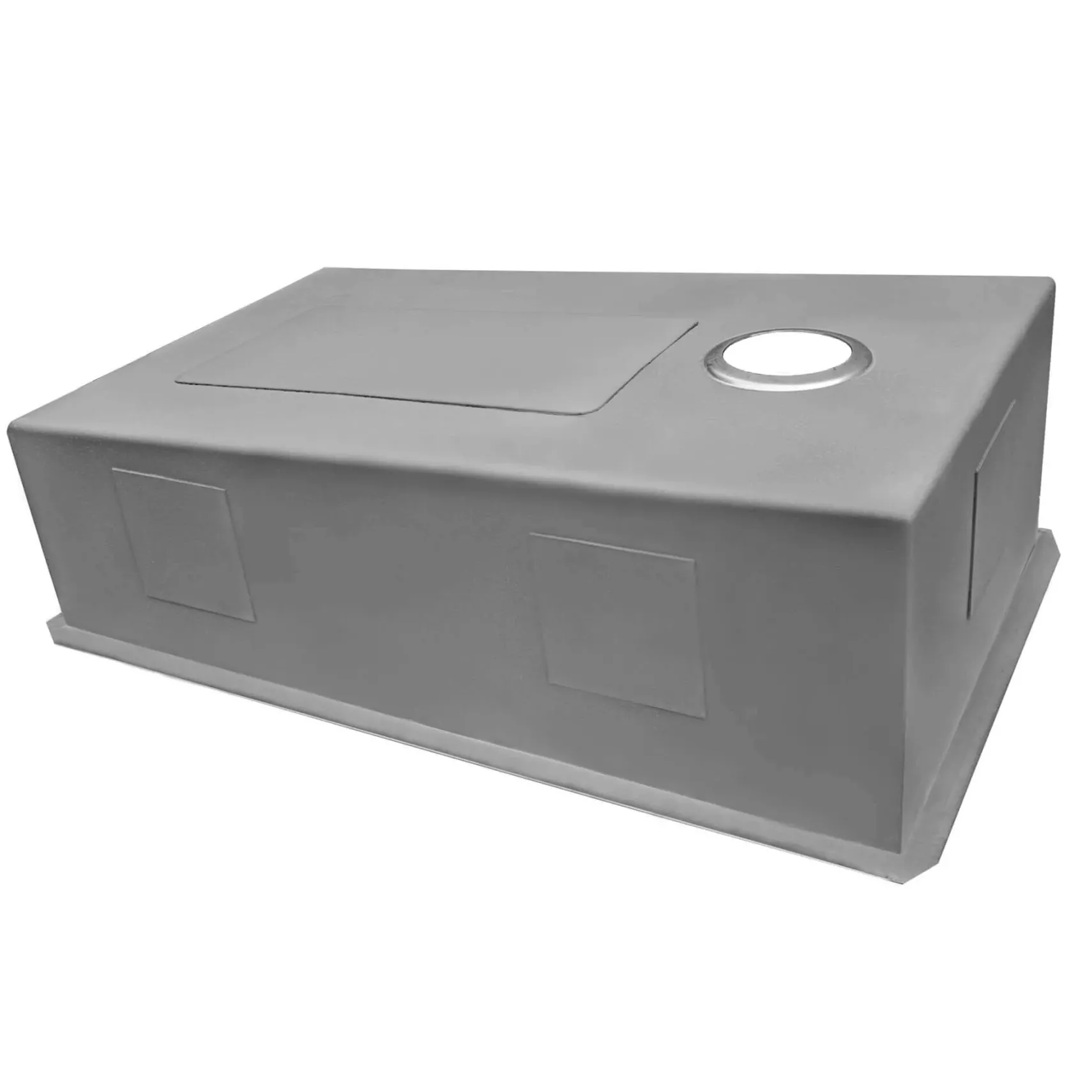 Ruvati Tribeca 30" Slope Bottom Offset Drain Undermount Stainless Steel Kitchen Sink, 16 Gauge, RVH7480
