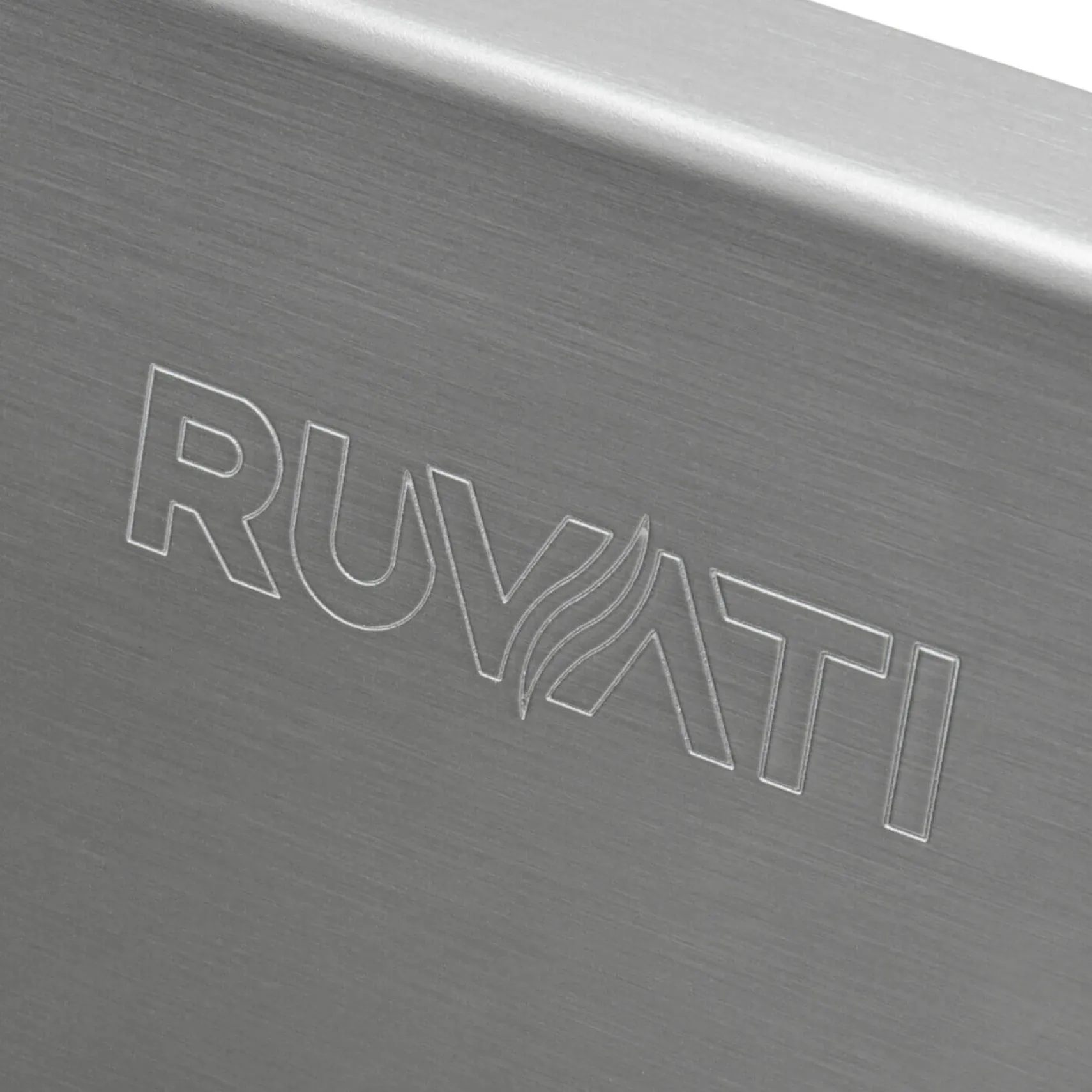 Ruvati Tribeca 32" Slope Bottom Offset Drain Reversible Undermount Stainless Steel Kitchen Sink, 16 Gauge, RVH7490