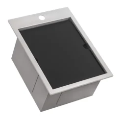 Ruvati 15 x 20 inch Marine Grade T-316 Workstation Topmount RV Boat Outdoor Sink Stainless Steel, RVQ5210