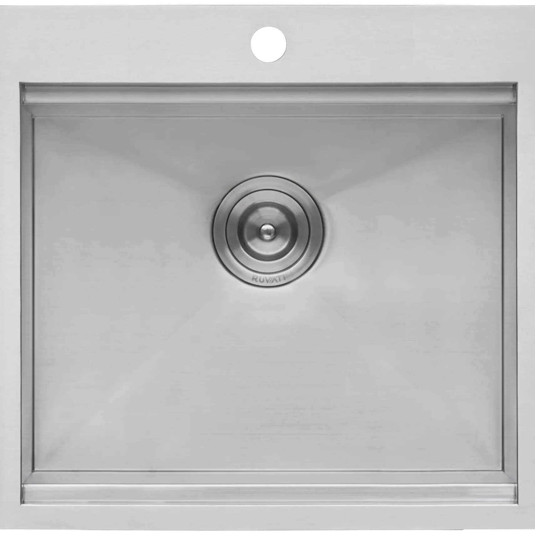 Ruvati 21 x 20 inch Outdoor Workstation Sink T-316 Marine Grade Topmount Stainless Steel BBQ, RVQ5221