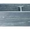 36" Soapstone Farmhouse Sink, 60/40 Double Bowl, Smooth Reversible Apron Front, Charcoal Marquina, KF362010DB-NLP-6040-CMS