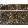 33" Stone Farmhouse Kitchen Sink, Smooth Reversible Apron Front, Emperador Dark Marble, Brown, KF332010SB-NLP-EPD