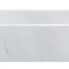 24" Stone Farmhouse Kitchen Sink, Smooth Reversible Apron Front, Carrara Marble, White, KF242010-CW