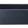 30" Stone Farmhouse Sink, Smooth Reversible Apron Front, Black Lava, Black, KF302010SB-NLP-BL