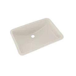 TOTO 21-1/4" x 14-3/8" Large Rectangular Undermount Bathroom Sink with CEFIONTECT, Sedona Beige, Vitreous China, LT540G#12
