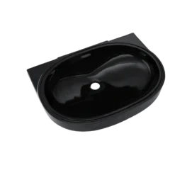 TOTO 19-11/16" x 13-3/4" Oval Undermount Bathroom Sink, Ebony, Vitreous China, LT546#51