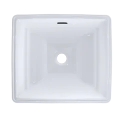 TOTO Aimes Rectangular Undermount Bathroom Sink with CEFIONTECT, Cotton White, Vitreous China, LT626G#01