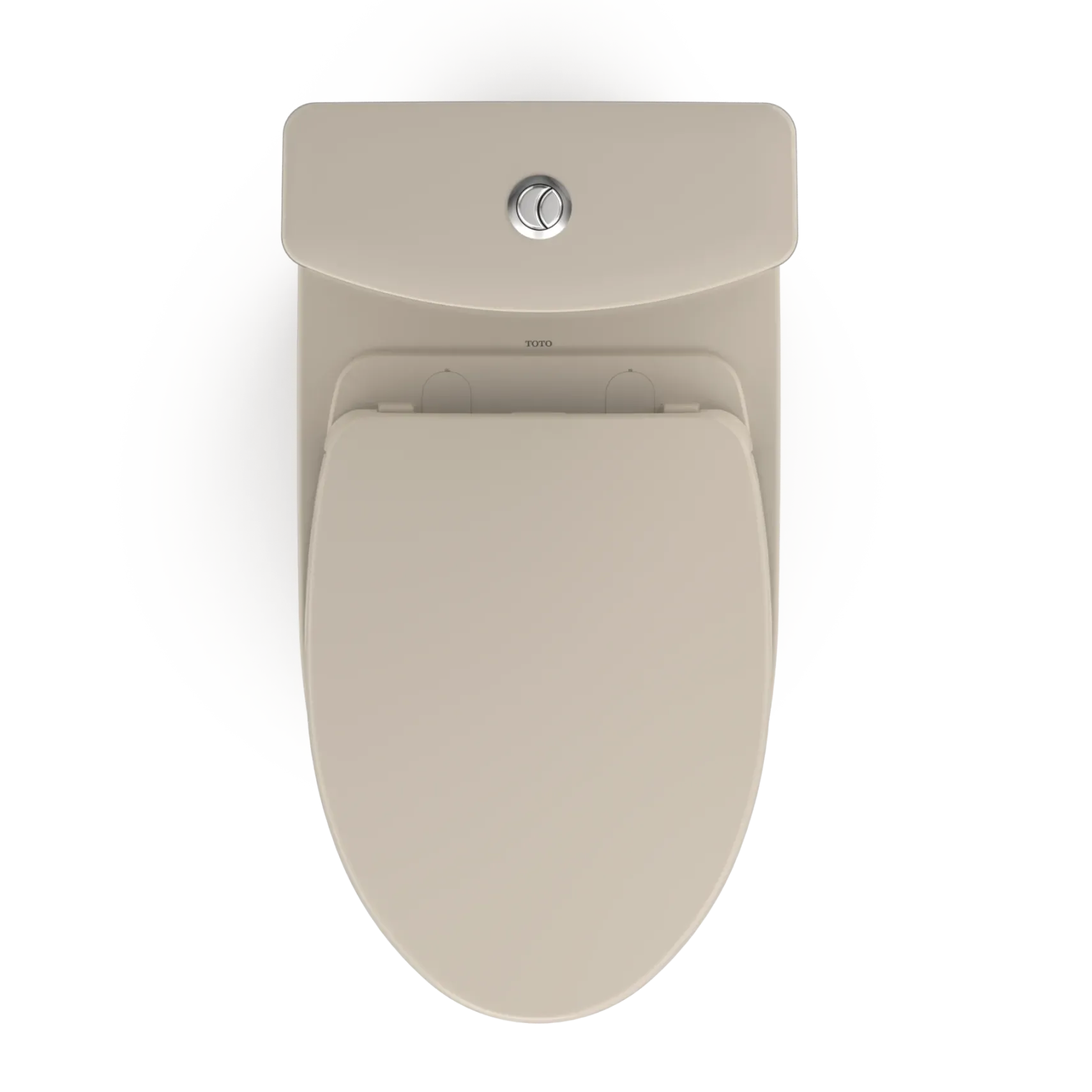 TOTO Aquia IV Two-Piece Elongated Dual Flush 1.28 and 0.9 GPF Universal Height Toilet with CEFIONTECT, WASHLET+ Ready, Bone, Vitreous China, MS446124CEMFGN#03