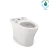 TOTO Aquia IV WASHLET+ Elongated Skirted Toilet Bowl with CEFIONTECT, Colonial White, Vitreous China, CT446CEGNT40#11