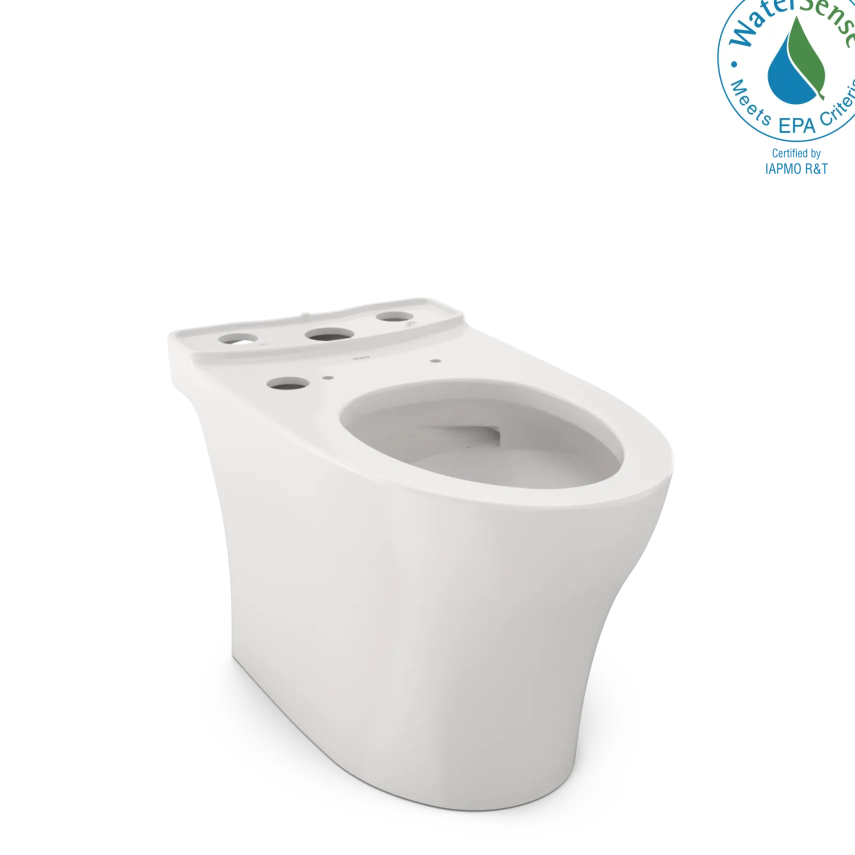 TOTO Aquia IV WASHLET+ Elongated Skirted Toilet Bowl with CEFIONTECT, Colonial White, Vitreous China, CT446CEGNT40#11