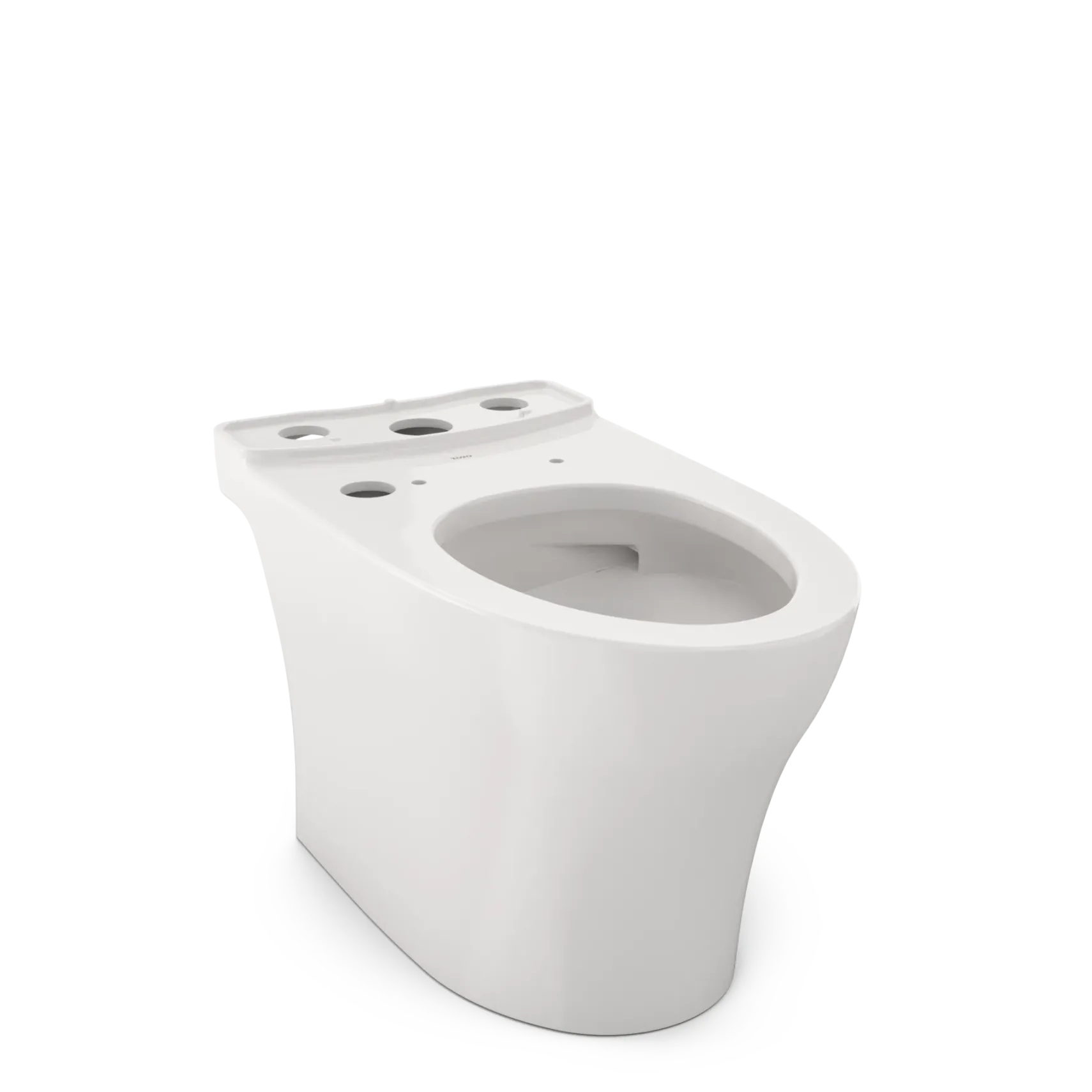 TOTO Aquia IV WASHLET+ Elongated Skirted Toilet Bowl with CEFIONTECT, Colonial White, Vitreous China, CT446CEGNT40#11