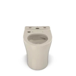 TOTO Aquia IV WASHLET+ Elongated Skirted Toilet Bowl with CEFIONTECT, Bone, Vitreous China, CT446CEGNT40#03