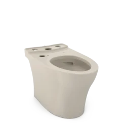 TOTO Aquia IV WASHLET+ Elongated Skirted Toilet Bowl with CEFIONTECT, Bone, Vitreous China, CT446CEGNT40#03