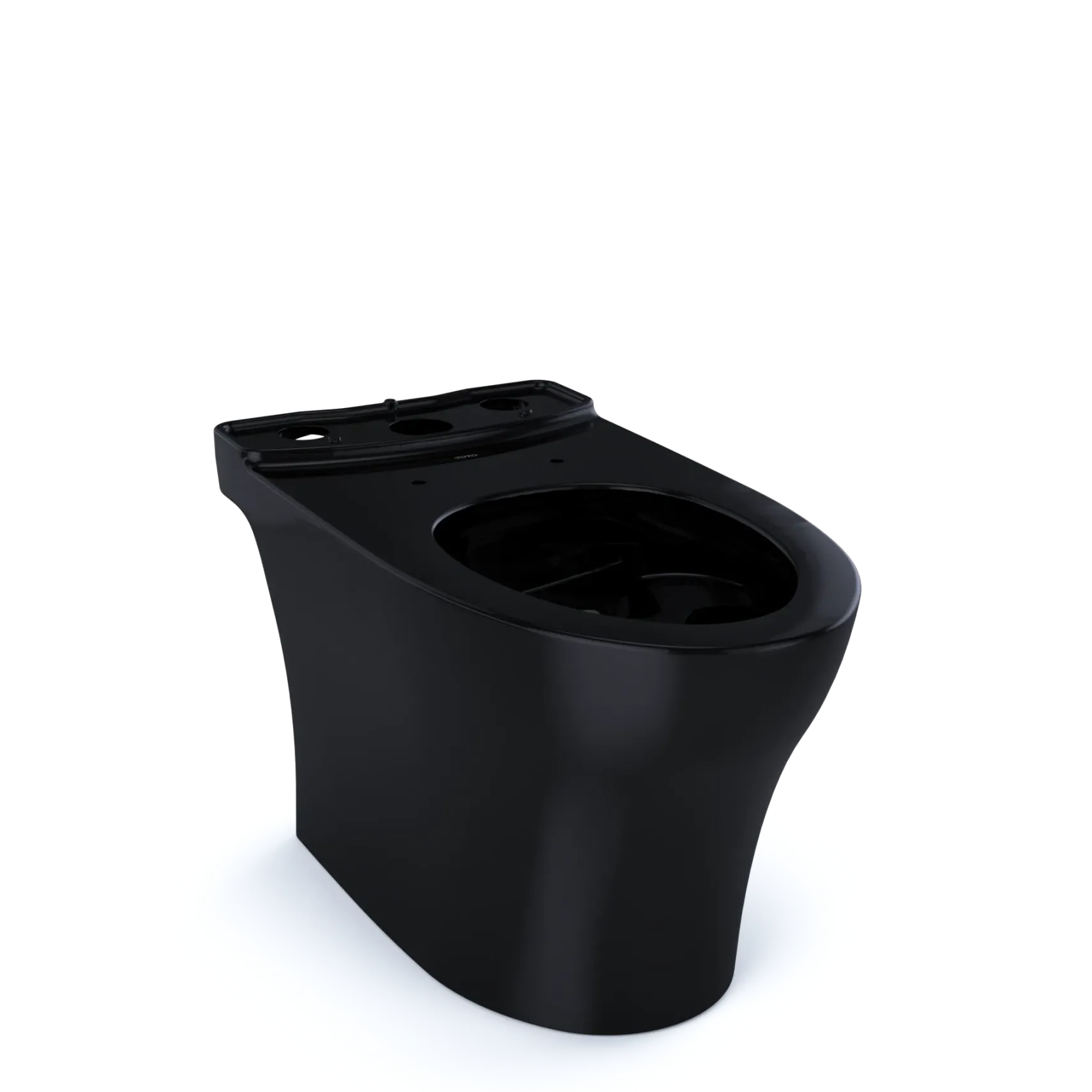 TOTO Aquia IV WASHLET+ Elongated Skirted Toilet Bowl, Ebony, Vitreous China, CT446CENT40#51