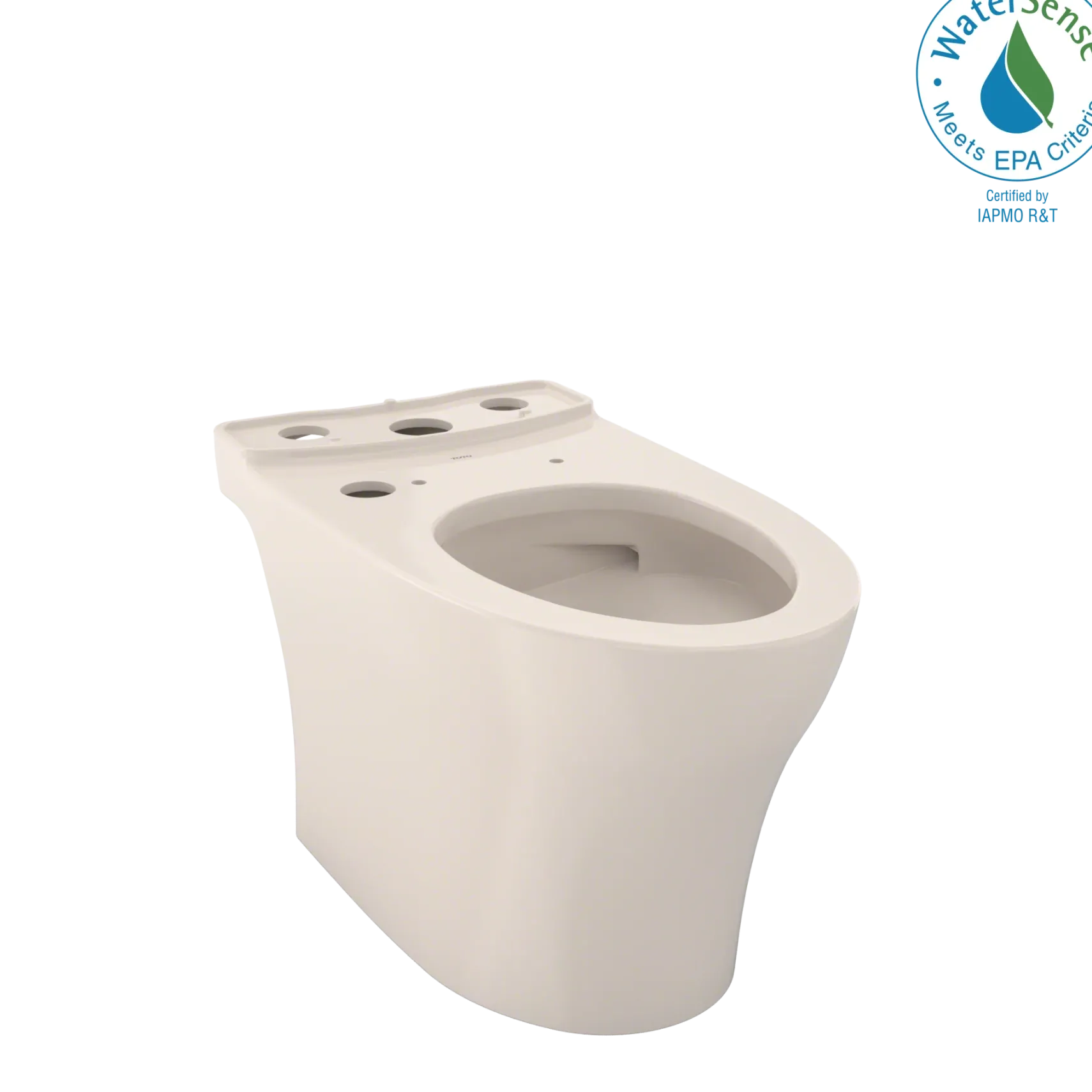 TOTO Aquia IV WASHLET+ Elongated Skirted Toilet Bowl with CEFIONTECT, Sedona Beige, Vitreous China, CT446CEGNT40#12