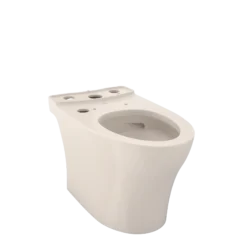 TOTO Aquia IV WASHLET+ Elongated Skirted Toilet Bowl with CEFIONTECT, Sedona Beige, Vitreous China, CT446CEGNT40#12