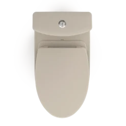 TOTO Aquia IV WASHLET+ Two-Piece Elongated Dual Flush 1.28 and 0.9 GPF Toilet with CEFIONTECT, Bone, Vitreous China, MS446124CEMGN#03