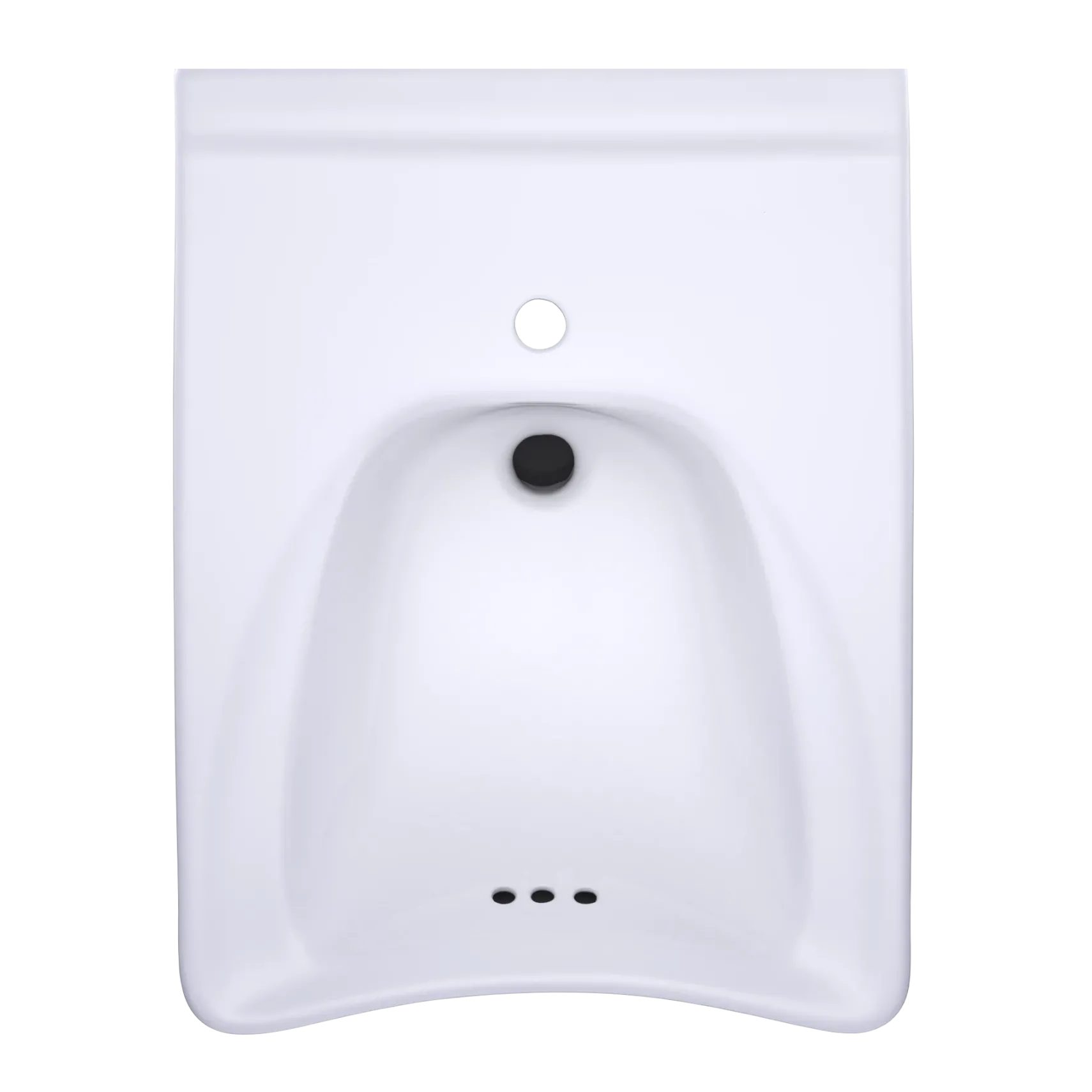 TOTO Commercial 20 1/2" x 27" Rectangle Wallmount Vitreous China Bathroom Sink, ADA Compliant, Cotton White, Single Faucet Hole, LT308#01