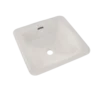 TOTO Connelly Square Undermount Bathroom Sink with CEFIONTECT, Colonial White, Vitreous China, LT491G#11