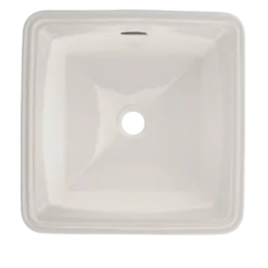 TOTO Connelly Square Undermount Bathroom Sink with CEFIONTECT, Colonial White, Vitreous China, LT491G#11