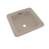 TOTO Connelly Square Undermount Bathroom Sink with CEFIONTECT, Bone, Vitreous China, LT491G#03