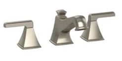 TOTO Connelly Two Handle Widespread 1.5 GPM Bathroom Sink Faucet, Brushed Nickel, Brass, TL221DD#BN