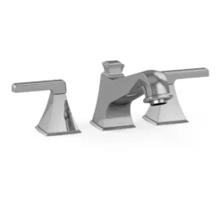 TOTO Connelly Two Handle Deck-Mount Roman Tub Filler Trim, Polished Chrome, Brass, TB221DD#CP